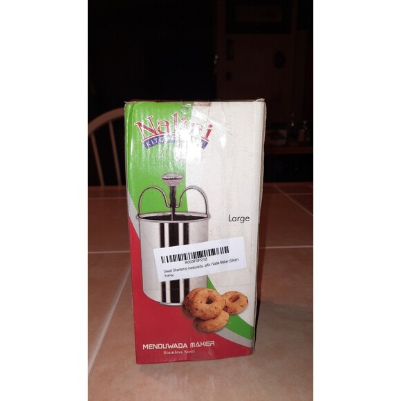 Nalini Kitchenware Stainless Steel Large Menu Wada Maker - Picture 2 of 2